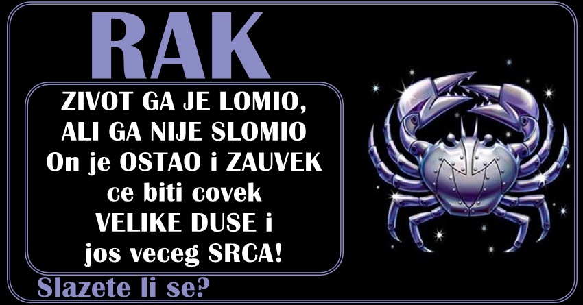 RAK: ZIVOT GA JE LOMIO, ALI GA NIJE SLOMIO – On je OSTAO i ZAUVEK ce biti covek VELIKE DUSE i jos veceg SRCA! RAK: ZIVOT GA JE LOMIO, ALI GA NIJE SLOMIO – On je OSTAO i ZAUVEK ce biti covek VELIKE DUSE i jos veceg SRCA!