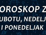 Horoskop za subotu, nedelju i ponedeljak za svih 12 horoskopskih znakova...