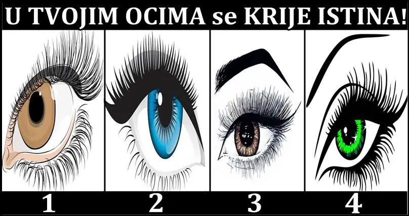 BOJA TVOJIH OCIJU otkriva PRAVU ISTINU o tebi! BOJA TVOJIH OCIJU otkriva PRAVU ISTINU o tebi!