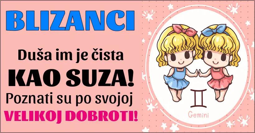 BLIZANCI su JEDINI znak koji ZNA kada treba da SLUSA SRCE,a kada RAZUM… BLIZANCI su JEDINI znak koji ZNA kada treba da SLUSA SRCE,a kada RAZUM…