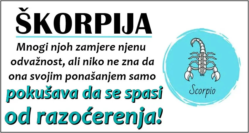 SKORPIJA: Deluje HLADNO kao SANTA LEDA a u DUSI JE VECITO DETE ZELJNO LJUBAVI! SKORPIJA: Deluje HLADNO kao SANTA LEDA a u DUSI JE VECITO DETE ZELJNO LJUBAVI!