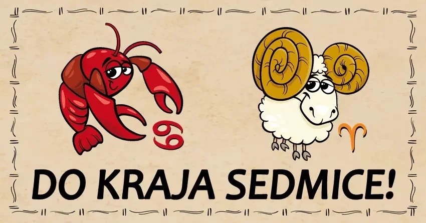 Rak i Ovan: Horoskop do kraja sedmice Rak i Ovan: Horoskop do kraja sedmice