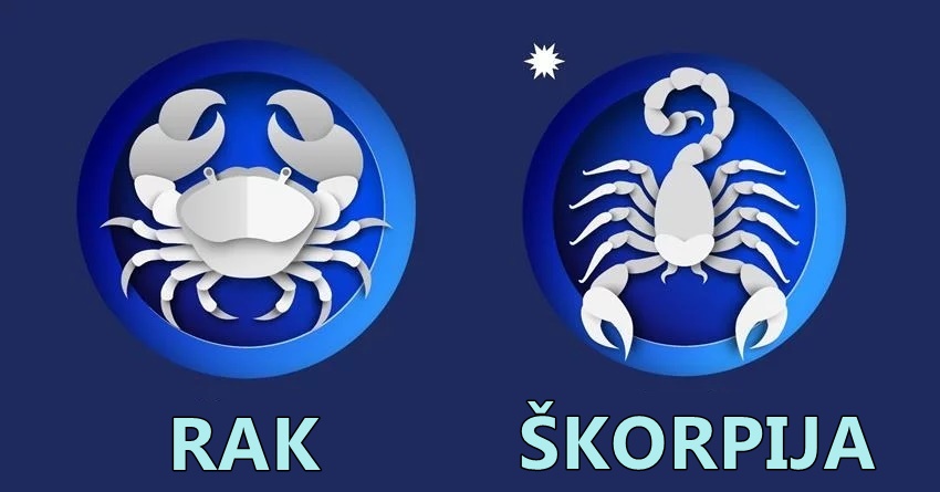 Rak i Skorpija: Zodijaci koji, kada vole, vole najvise, ali znaju da budu opasni neprijatelji! Rak i Skorpija: Zodijaci koji, kada vole, vole najvise, ali znaju da budu opasni neprijatelji!