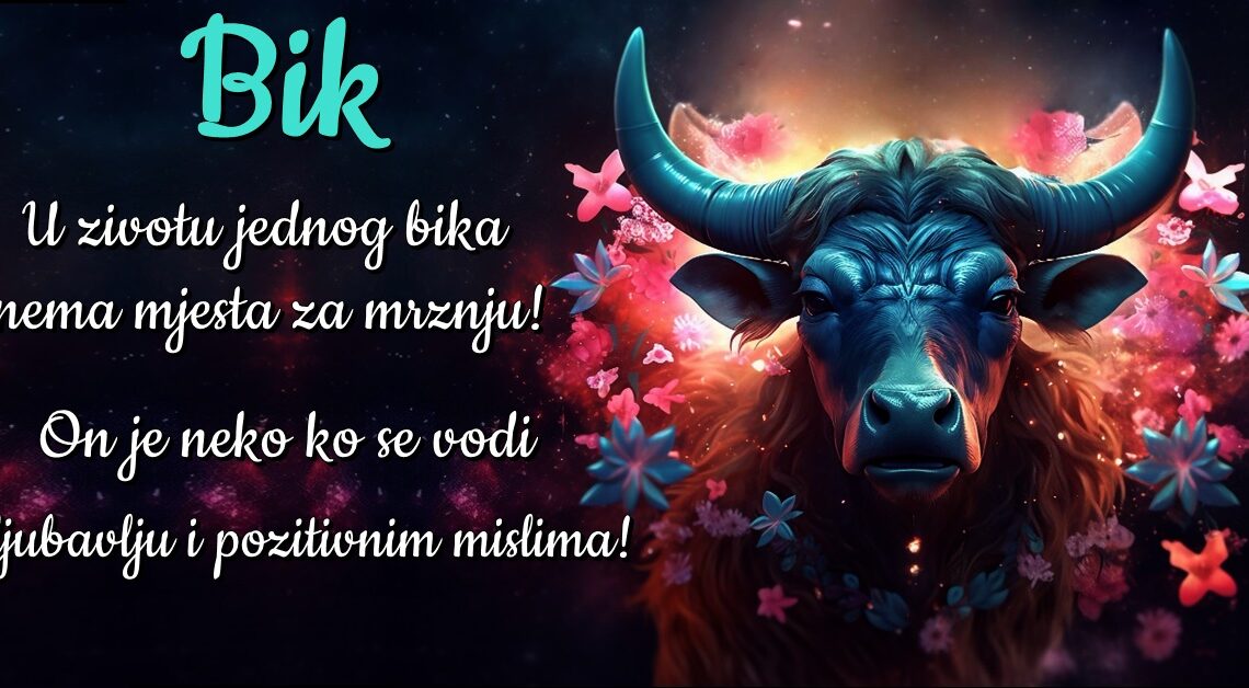 BIK: Znak koji će uvijek biti na strani dobrote: On je po prirodi jedna dobra duša! BIK: Znak koji će uvijek biti na strani dobrote: On je po prirodi jedna dobra duša!