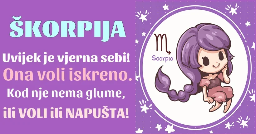 ŠKORPIJA je PRAVI ANDJEO, ali ako je POVREDIŠ onda joj ni DJAVO NIJE RAVAN! ŠKORPIJA je PRAVI ANDJEO, ali ako je POVREDIŠ onda joj ni DJAVO NIJE RAVAN!