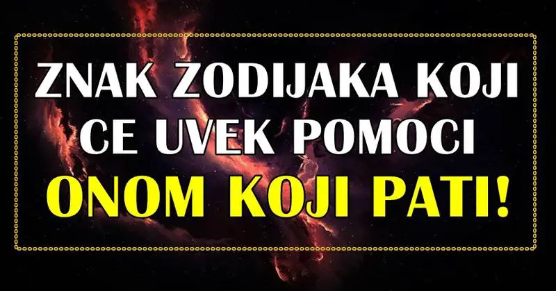 OVAJ znak će POMOĆI onom ko PATI, pa makar sebi pri tome NANEO BOL! OVAJ znak će POMOĆI onom ko PATI, pa makar sebi pri tome NANEO BOL!