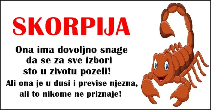 ŠKORPIJA: Znak kojem NIKO NE MORA da kaze KOLIKO VREDI, jer ona to DOBRO ZNA! ŠKORPIJA: Znak kojem NIKO NE MORA da kaze KOLIKO VREDI, jer ona to DOBRO ZNA!