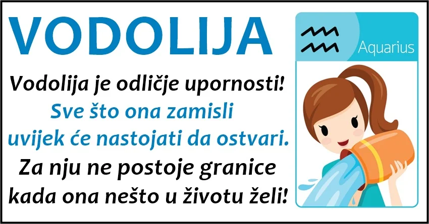 VODOLIJA je čisti dokaz da postoje ljudi kojima je tudja sreća važnija od njihove! VODOLIJA je čisti dokaz da postoje ljudi kojima je tudja sreća važnija od njihove!