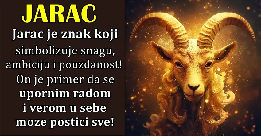Jarac je poznati po svojoj mudrosti i strpljenju: On je osoba koja ne žuri da donese odluke, on je strpljiv i u najtezim situacijama! Jarac je poznati po svojoj mudrosti i strpljenju: On je osoba koja ne žuri da donese odluke, on je strpljiv i u najtezim situacijama!