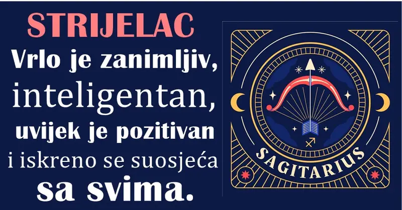 STRIJELAC JE VELIKODUŠAN, A NJEGOVA LJUBAV JE TA, KOJA PRUŽA ŠANSU ZA NOVI POČETAK! STRIJELAC JE VELIKODUŠAN, A NJEGOVA LJUBAV JE TA, KOJA PRUŽA ŠANSU ZA NOVI POČETAK!