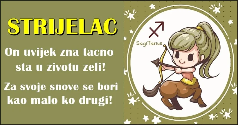 STRIJELAC – njemu je LJUBAV VEOMA VAŽNA ali nema sumnje da zna biti i JAKO PONOSAN! STRIJELAC – njemu je LJUBAV VEOMA VAŽNA ali nema sumnje da zna biti i JAKO PONOSAN!
