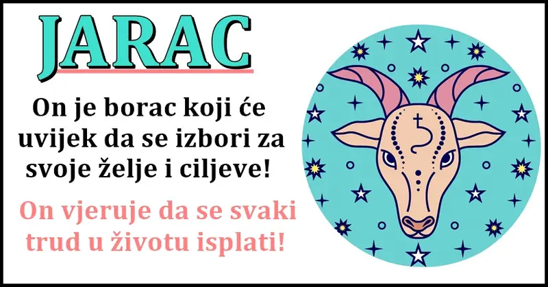 JARAC: Ovaj znak NE OČAJAVA već se BORI kad je NAJTEŽE! JARAC: Ovaj znak NE OČAJAVA već se BORI kad je NAJTEŽE!