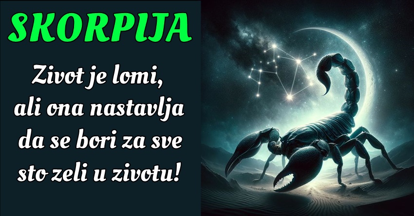 ŠKORPIJA: Ona PRUŽA PODRŠKU i INSPIRACIJU svojim prijateljima i porodici! ŠKORPIJA: Ona PRUŽA PODRŠKU i INSPIRACIJU svojim prijateljima i porodici!