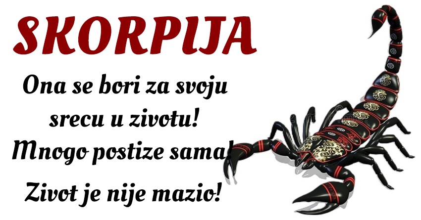 ŠKORPIJA: Njiena nežnost može biti MAČ sa DVE OŠTRICE!- Bude povređena kada se njena LJIBAV ne uzvrati na isti način! ŠKORPIJA: Njiena nežnost može biti MAČ sa DVE OŠTRICE!- Bude povređena kada se njena LJIBAV ne uzvrati na isti način!