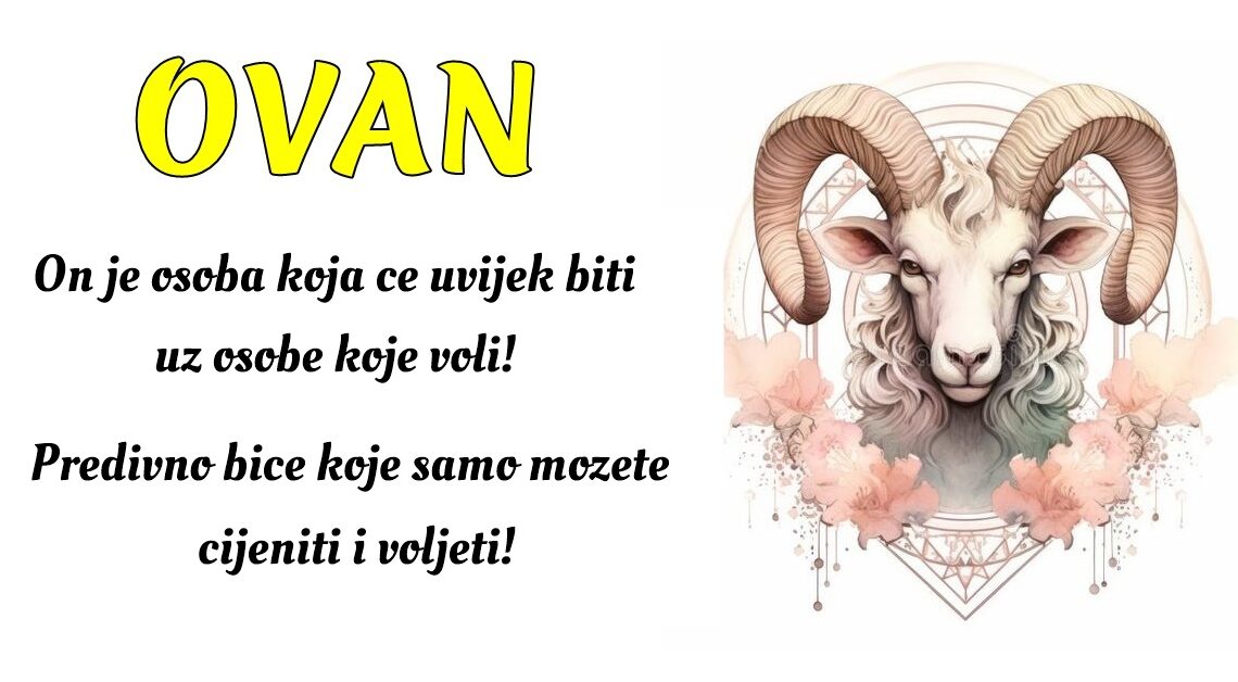 OVAN: On je zaista predivna osoba koja obogaćuje živote svih koji imaju sreće da ga poznaju! OVAN: On je zaista predivna osoba koja obogaćuje živote svih koji imaju sreće da ga poznaju!