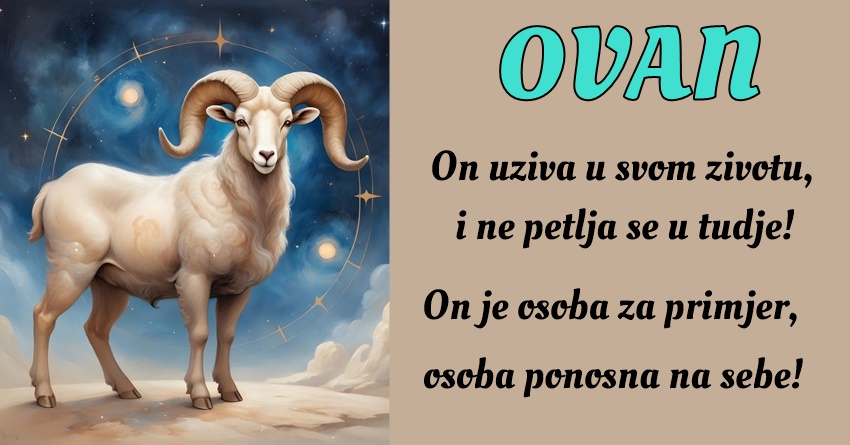 OVAN: Njegov primer nas podseća da uspeh dolazi onima koji su spremni da ulože trud! OVAN: Njegov primer nas podseća da uspeh dolazi onima koji su spremni da ulože trud!