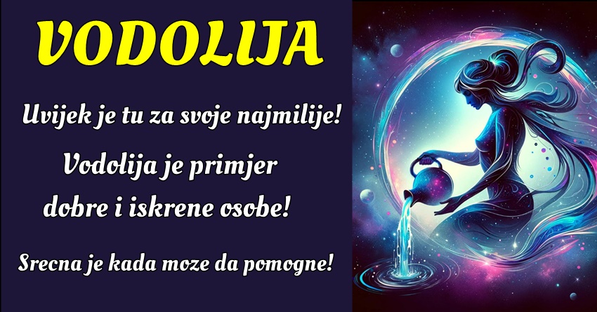 VODOLIJA: Kroz svoju mudrost i pristup, ona pomaže drugima da prepoznaju važne aspekte života! VODOLIJA: Kroz svoju mudrost i pristup, ona pomaže drugima da prepoznaju važne aspekte života!