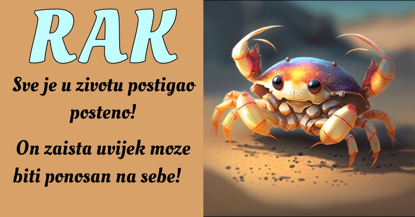 Rak: On ne sanjari previše, već se fokusira na ono što je moguće i dostižno! Rak: On ne sanjari previše, već se fokusira na ono što je moguće i dostižno!