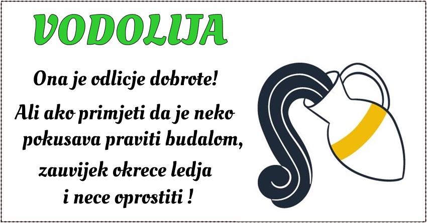 VODOLIJA: Ona je često tu da ponudi rešenja za probleme ili da pruži stabilnost u teškim vremenima! VODOLIJA: Ona je često tu da ponudi rešenja za probleme ili da pruži stabilnost u teškim vremenima!