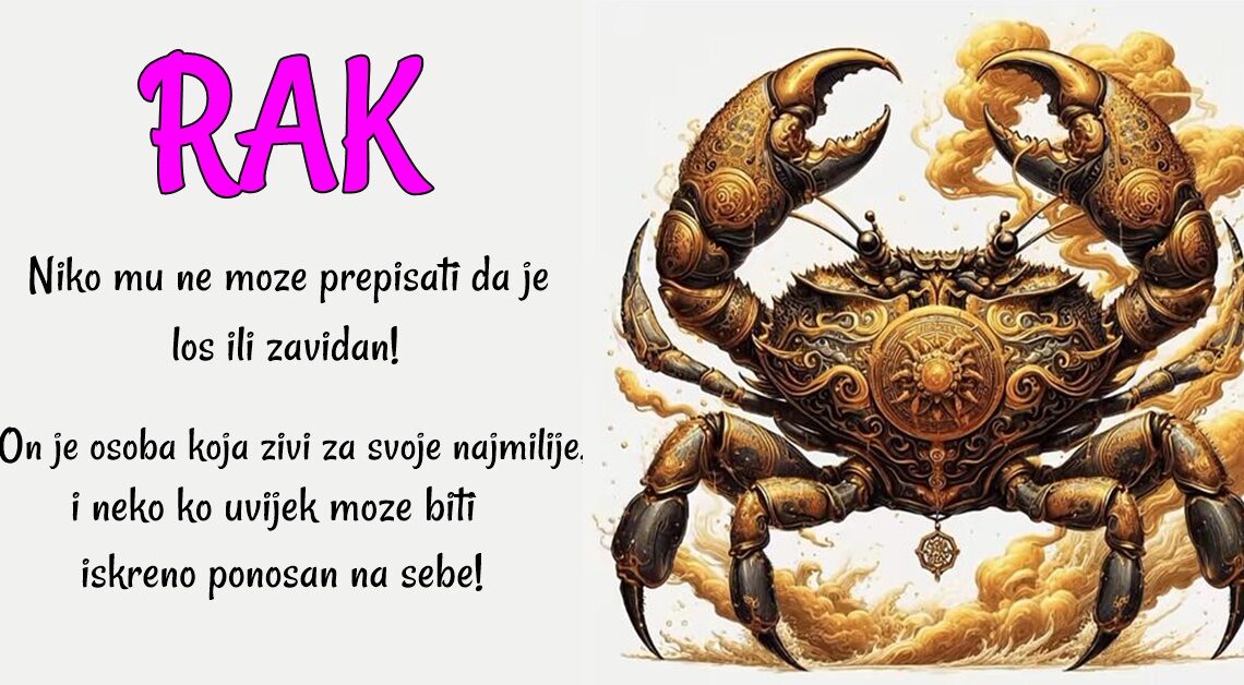 RAK: Za LJUBAV će dati SVE, ali njegovo SRCE ČESTO ostaje RAZOČARANO! RAK: Za LJUBAV će dati SVE, ali njegovo SRCE ČESTO ostaje RAZOČARANO!