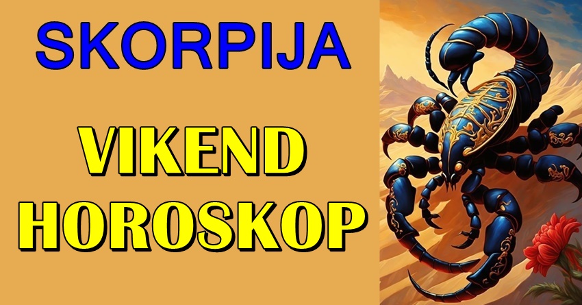 ŠKORPIJA: Iako će vikend doneti mnogo pozitivnih trenutaka, može se pojaviti i nekoliko izazova! ŠKORPIJA: Iako će vikend doneti mnogo pozitivnih trenutaka, može se pojaviti i nekoliko izazova!