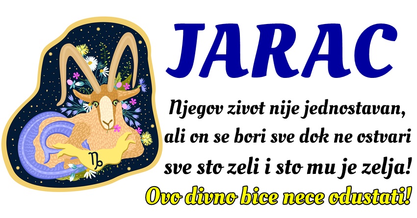 JARAC: Njegova sposobnost da PRETVORI ŽELJE u STVARNOST čini ga IZUZETNIM znakom! JARAC: Njegova sposobnost da PRETVORI ŽELJE u STVARNOST čini ga IZUZETNIM znakom!