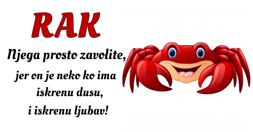 RAK: On ne voli površne odnose, on želi duboku emocionalnu povezanost sa svojim prijateljima! RAK: On ne voli površne odnose, on želi duboku emocionalnu povezanost sa svojim prijateljima!