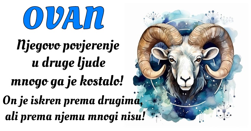 OVAN: On veruje da svaki izazov nosi sa sobom priliku za učenje i napredak! OVAN: On veruje da svaki izazov nosi sa sobom priliku za učenje i napredak!