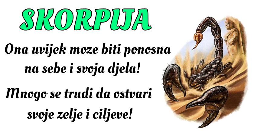 ŠKORPIJA: Ona zna da je porodica temelj svega i trudi se da održi harmonične odnose! ŠKORPIJA: Ona zna da je porodica temelj svega i trudi se da održi harmonične odnose!