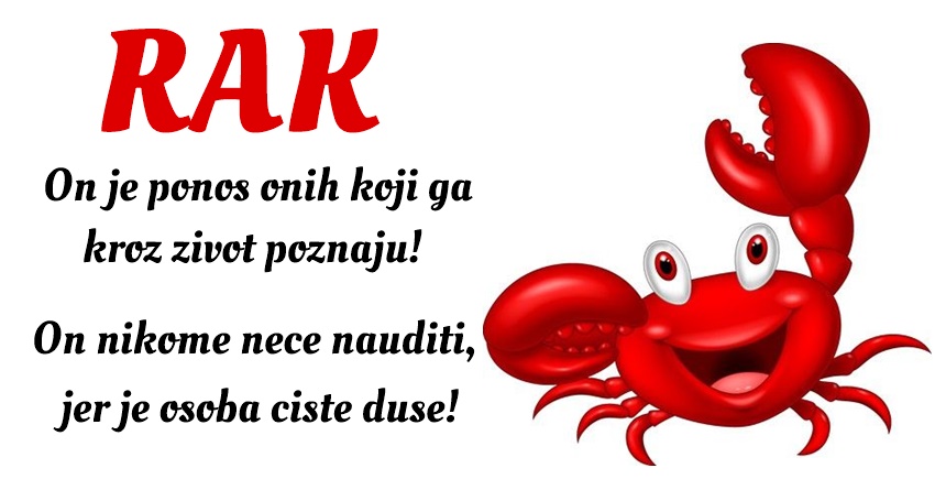 Rak: On vidi svaki izazov kao priliku za rast i razvoj! Rak: On vidi svaki izazov kao priliku za rast i razvoj!