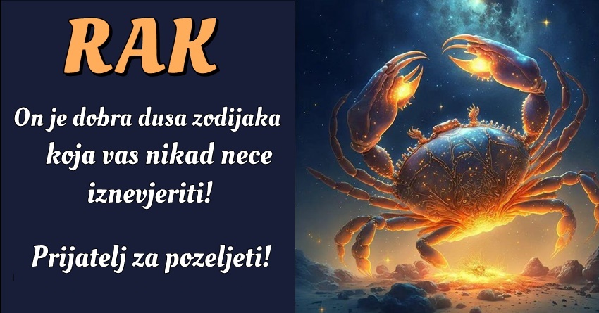 RAK: Pouzdanost je jedna od najvažnijih vrlina Raka! – Njemu se uvek možete poveriti! RAK: Pouzdanost je jedna od najvažnijih vrlina Raka! – Njemu se uvek možete poveriti!