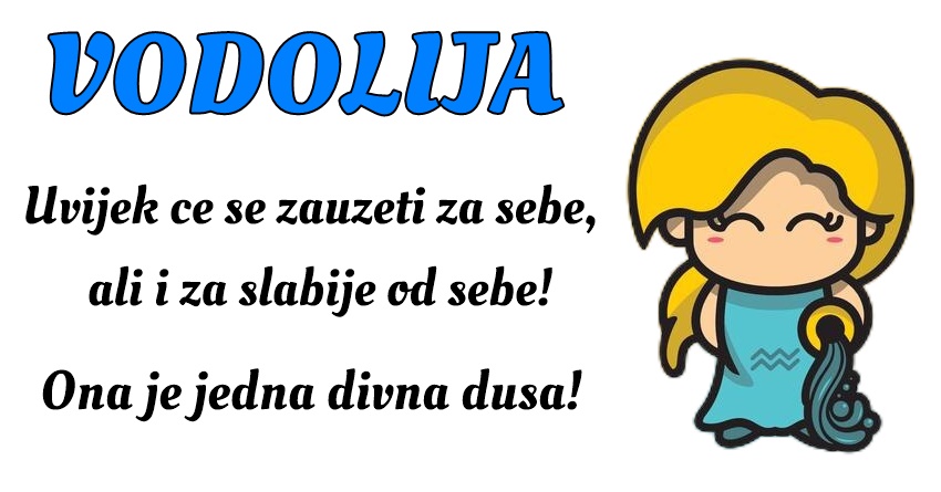 VODOLIJA: Njena vera u uspeh, snaga volje, odlučnost i optimizam čine je inspirativnim znakom! VODOLIJA: Njena vera u uspeh, snaga volje, odlučnost i optimizam čine je inspirativnim znakom!