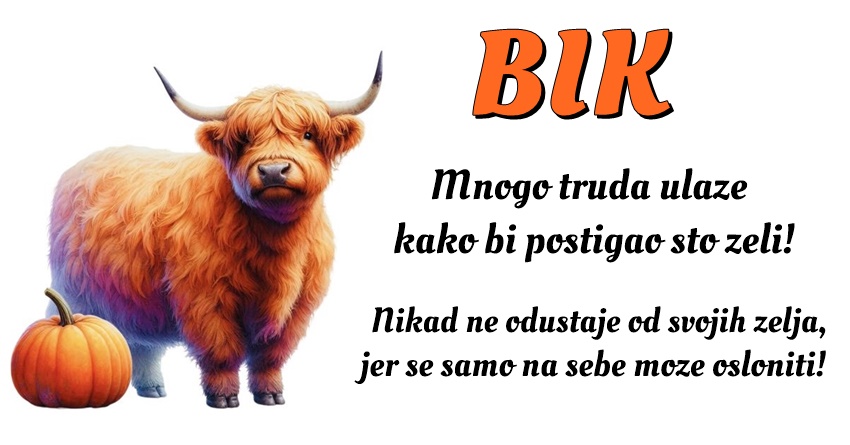 BIK: Kada postavi cilj, on se potpuno posvećuje njegovom ostvarivanju i ne dopušta da ga bilo šta omete! BIK: Kada postavi cilj, on se potpuno posvećuje njegovom ostvarivanju i ne dopušta da ga bilo šta omete!