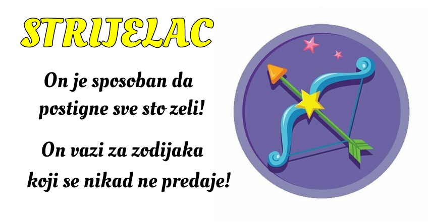 STRELAC: Njegov pristup životu i radu služi kao inspiracija za sve koji teže da postignu dugoročne ciljeve! STRELAC: Njegov pristup životu i radu služi kao inspiracija za sve koji teže da postignu dugoročne ciljeve!