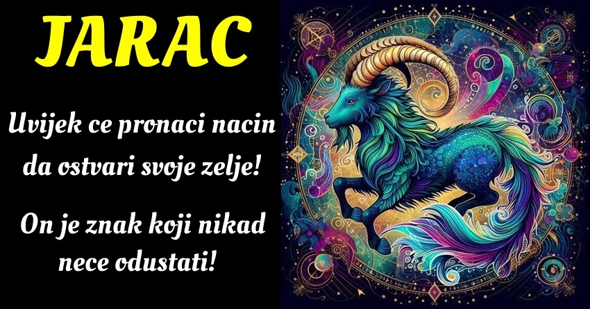 JARAC: Bez obzira na to koliko ciljevi mogu izgledati nedostižni ili daleki, on će uvek pronaći način da ih ostvari! JARAC: Bez obzira na to koliko ciljevi mogu izgledati nedostižni ili daleki, on će uvek pronaći način da ih ostvari!