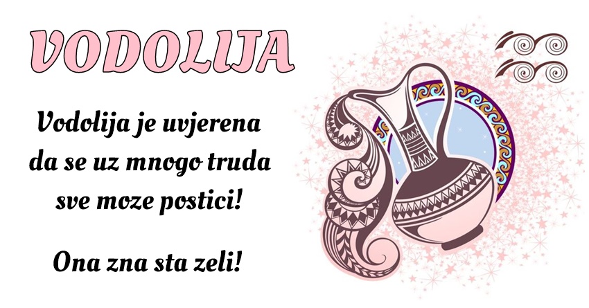 VODOLIJA: Ona pokazuje kako se može biti ljubazan, obazriv i posvećen u svim aspektima života! VODOLIJA: Ona pokazuje kako se može biti ljubazan, obazriv i posvećen u svim aspektima života!