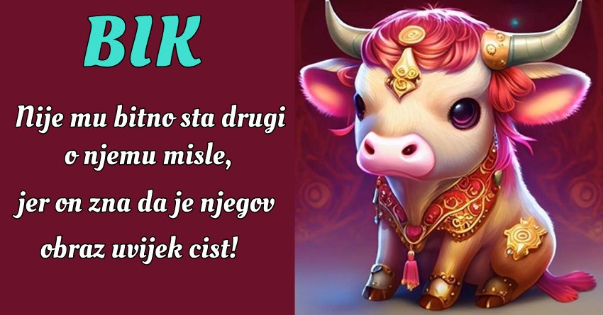 Bik: Njegova odlučnost i samopouzdanje su ono što ga često vodi do velikih uspeha i priznanja! Bik: Njegova odlučnost i samopouzdanje su ono što ga često vodi do velikih uspeha i priznanja!