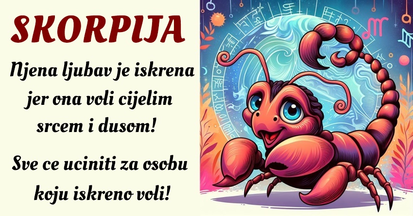 ŠKORPIJA: Ona često stavlja potrebe drugih ispred svojih! ŠKORPIJA: Ona često stavlja potrebe drugih ispred svojih!